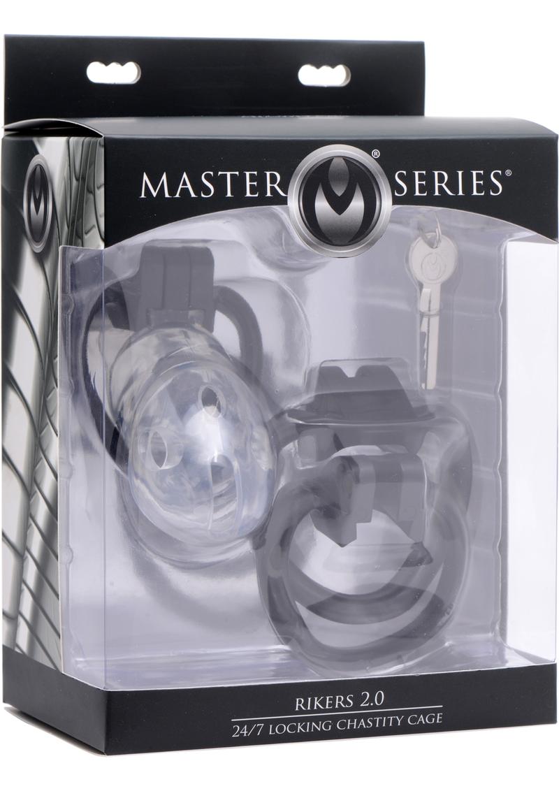 Master Series Rikers 2.0 24/7 Locking Chastity Cage