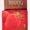 Trustex Condom Strawberry Flavored Lurbricated