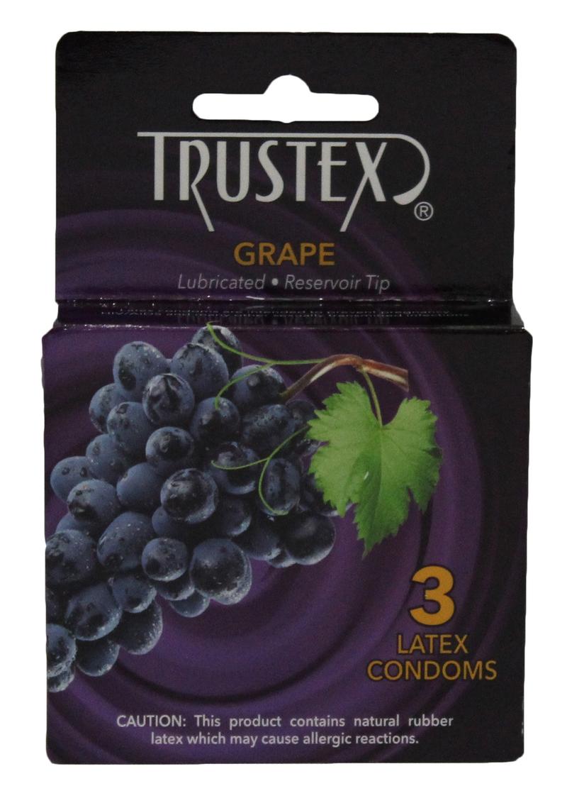 Trustex Condom Grape Flavored Lurbricated