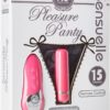 Nu Sensuelle Pleasure Panty Wireless Remote Control Silicone USB Rechargeable Bullet Waterproof Pink