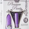 Nu Sensuelle Pleasure Panty Wireless Remote Control Silicone USB Rechargeable Bullet Waterproof Purple