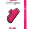 Charged Fing O Rechargeable Finger Mini Vibe Waterproof Pink