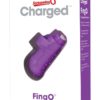 Charged Fing O Rechargeable Finger Mini Vibe Waterproof Purple