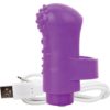 Charged Fing O Rechargeable Finger Mini Vibe Waterproof Purple