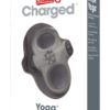 Charged Yoga Rechargeable Silicone Waterproof Cock Ring Grey