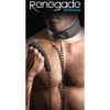 Renegade Bondage Collar Vinyl And Metal Black