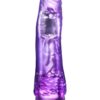 B Yours Vibe 07 Realistic Jelly Vibrator Waterproof Purple 8.5 Inch