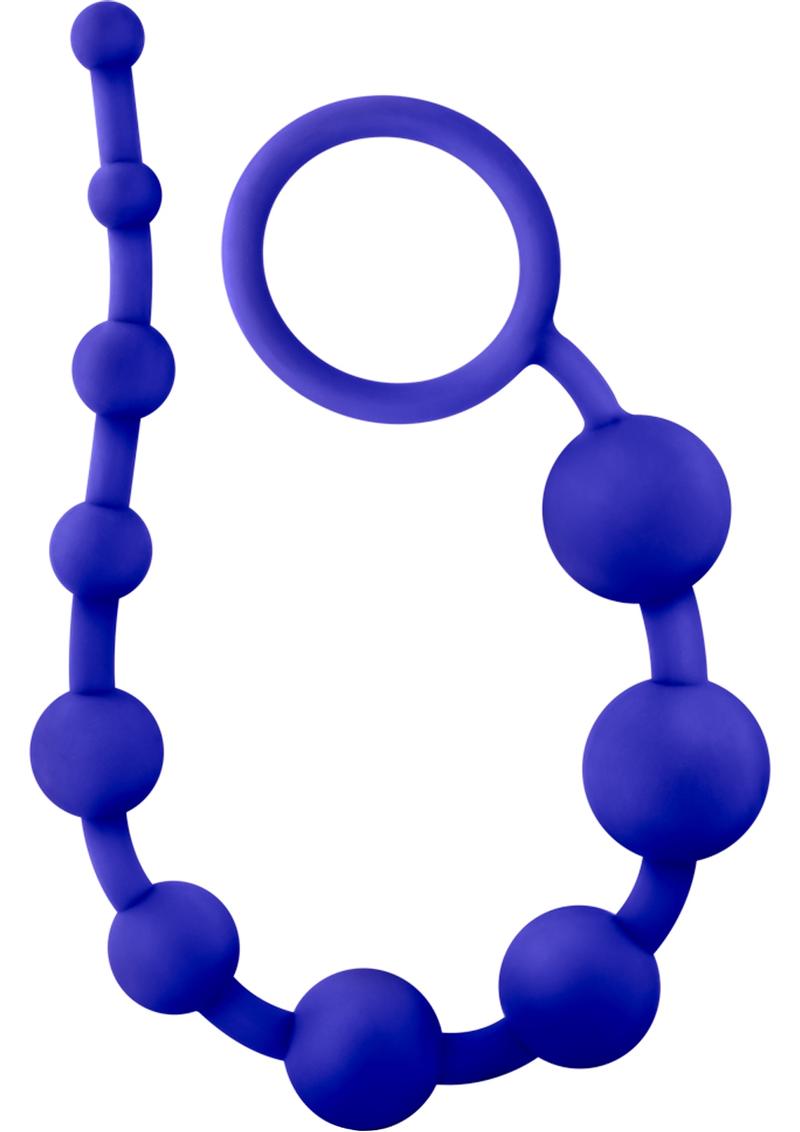 Luxe Silicone 10 Beads indigo