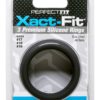 Perfect Fit Xact-Fit Premium Silicone Ring Set Medium to Large 3 Rings Per Set