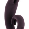 Mjuze The Lithe Silicone USB Rechargeable Dual Stimulation Waterproof Purple