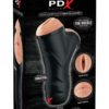 PDX Elite Double Penetration Vibrating Stroker