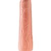 King Cock Vibrating Stiffy Realistic Dildo Waterproof Flesh 9 Inch