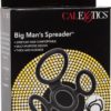 Big Man`s Spreader Silicone Erection And Scrotum Enhancer Cock Ring Black