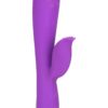 Embrace Swirl Silicone Massager With Pleasure Balls Waterproof Purple