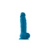Coloursoft Silicone Realistic Dong Blue 5 Inch