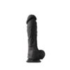 Coloursoft Silicone Realistic Dong Black 8 Inch