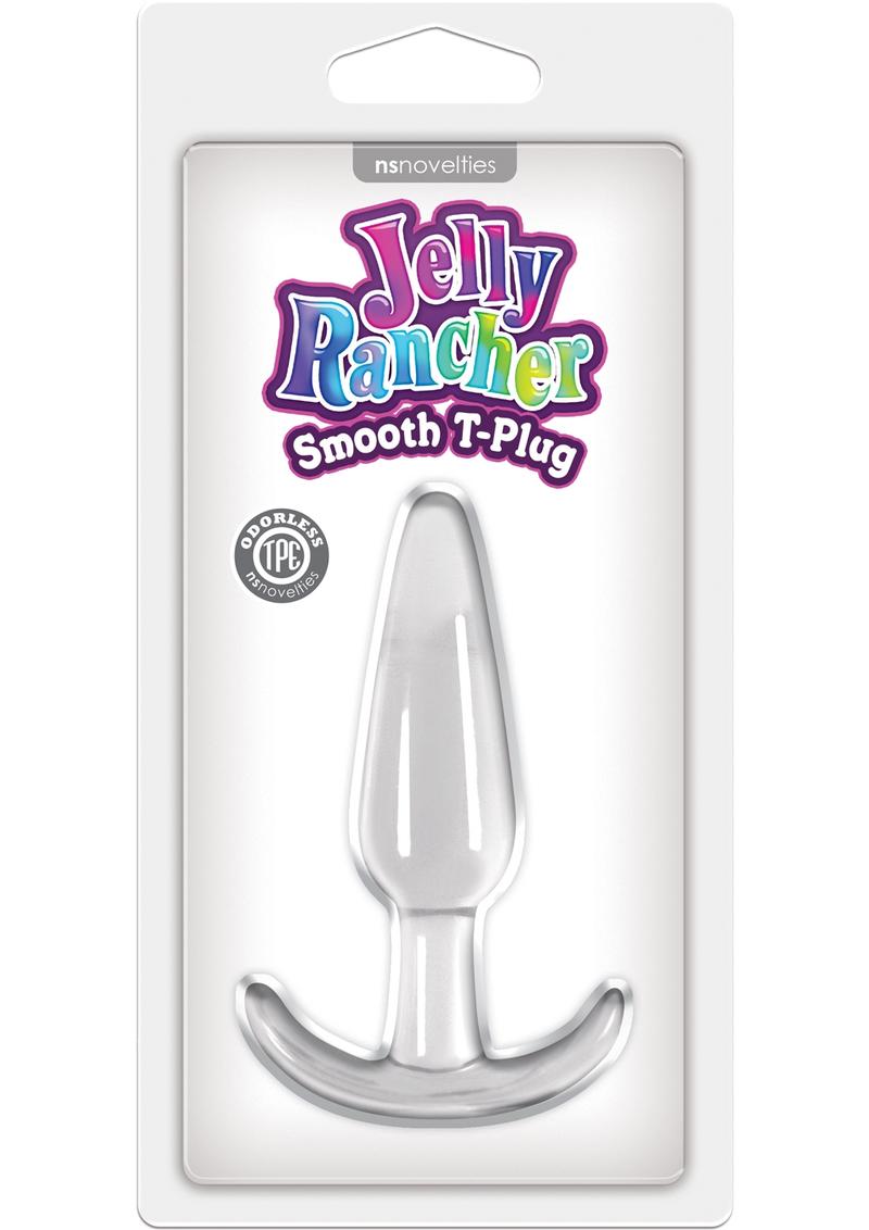 Jelly Rancher T Plug Smooth Clear 4.3 Inch