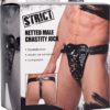 Strict Netted Male Chastity Jock Black