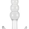 Jelly Rancher T Plug Ripple Clear 4.3 Inch