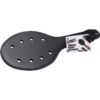 Strict rounded Paddle With Holes Black