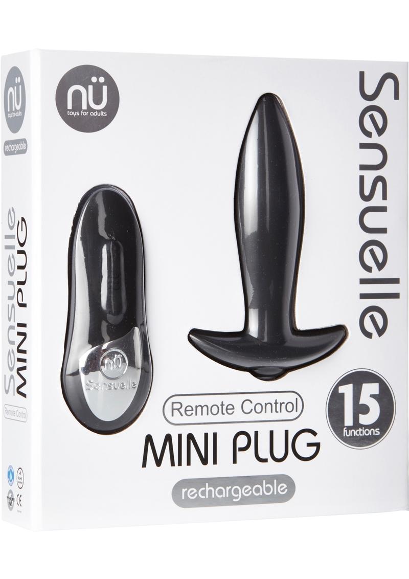 Nu Sensuelle Remote Control Mini Plug Waterproof Black
