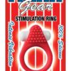 Maxx Gear Stimulation Ring Silicone Waterproof Red