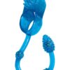 Maxx Gear Vibrating Cock Ring and Anal Beads Blue