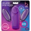 B Yours Double Pop Eggs With Remote Waterproof Purple