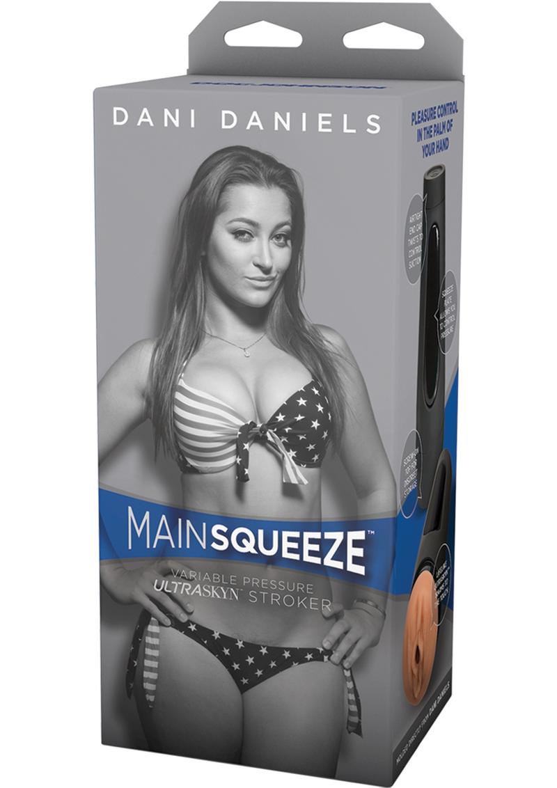 Main Squeeze Dani Daniels Variable Pressure Ultraskyn Stroker Pussy Masturbator Vanilla