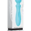 Pocket Wand Silicone USB Rechargeable Vibe Waterproof Blue 6.25 Inch