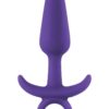 Inya Prince Silicone Butt Plug Small Purple 4.5 Inch