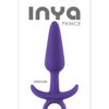 Inya Prince Silicone Butt Plug Medium Purple 5.1 Inch