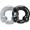 Oxballs Ultraballs Cockring Set 2 Each Per Set Black And Clear