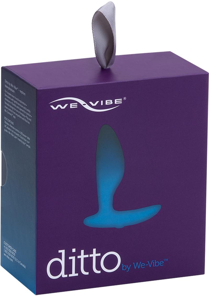 We Vibe Ditto Wireless Remote Control Silicone Anal Plug USB Rechargeable Waterproof Blue
