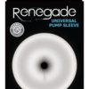 Renegade Universal Pump Sleeve Accessory Anal Clear