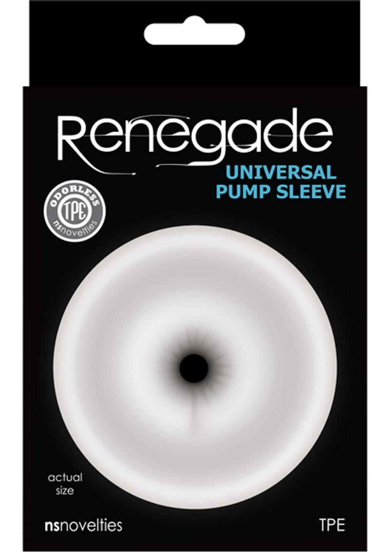 Renegade Universal Pump Sleeve Accessory Anal Clear