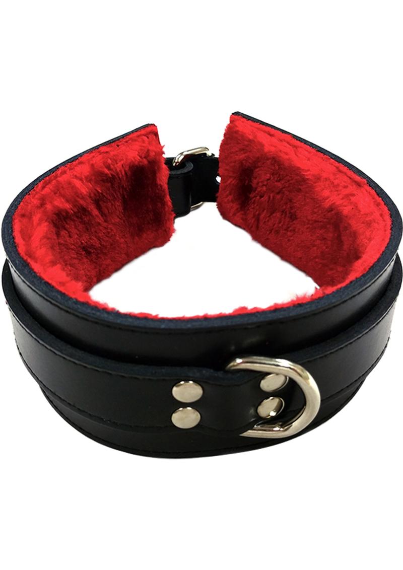 Rouge Fur Collar Black And Red 16.5 Inch