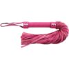 Rouge H Style Handle Leather Flogger Pink