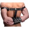Strict Arm Binder Adjustable Restraint Straps Black