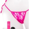 My Secret USB Rechargeable Vibrating Panty Set With Silicone Remote Control Ring Waterproof Pink