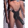 Master Series Infiltrator Hollow Strap-On Dildo Black 10 Inch