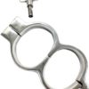 Rouge Lockable Wrist Cuffs Stainless Steel