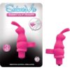 Seduce Me Rabbit Clit Pleasure Silicone Finger Massager Waterproof Pink 3.5 Inch