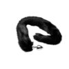 Tailz Mink Tail Butt Plug Black 4.5 Inch