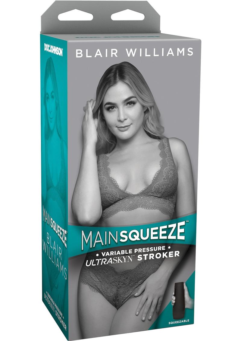 Main Squeeze Blair Williams Variable Pressure Ultraskyn Stroker Pussy Masturbator Vanilla