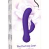 Swan The Dechess Swan Special Edition Silicone USB Rechargeable Dual Vibe Waterproof Purple