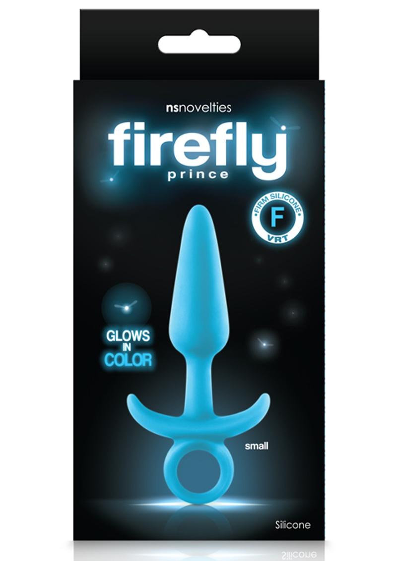 Firefly Prince Silicone Small Anal Plug Blue 4.3 Inch