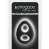 Renegade Romeo Soft Silicone Cock And Ball Ring Black