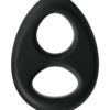 Renegade Romeo Soft Silicone Cock And Ball Ring Black