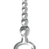 Icicles No 67 Beaded Glass Anal Probe Clear 6.5 Inch